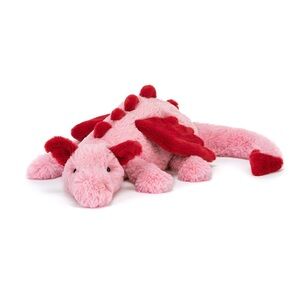 NWT Jellycat Large Heart Dragon, Guaranteed Authentic